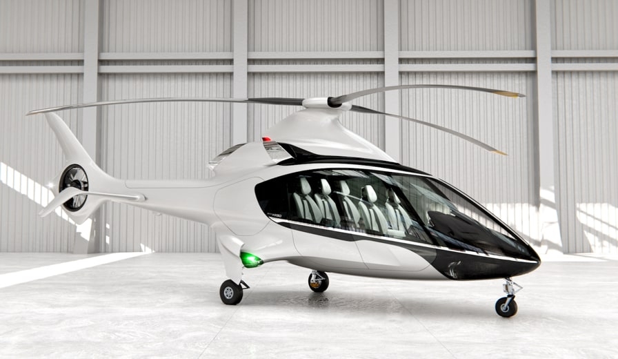 HX50 White - Hill Helicopters